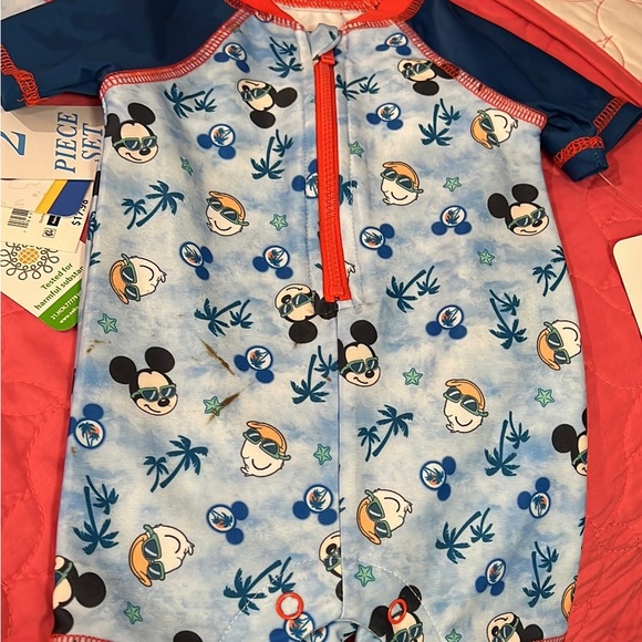 Disney Swim Mickey Mouse Baby Boy Swim One Piece Poshmark